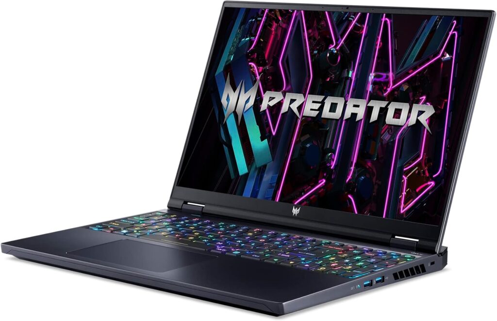 Acer Predator Helios Neo 16 Gaming Laptop | Intel Core i7-13650HX | NVIDIA GeForce RTX 4060 | 16 WUXGA 1920 x 1200 165Hz G-SYNC Display | 16GB DDR5 | 512GB Gen 4 SSD | Killer Wi-Fi 6E | PHN16-71-76H5