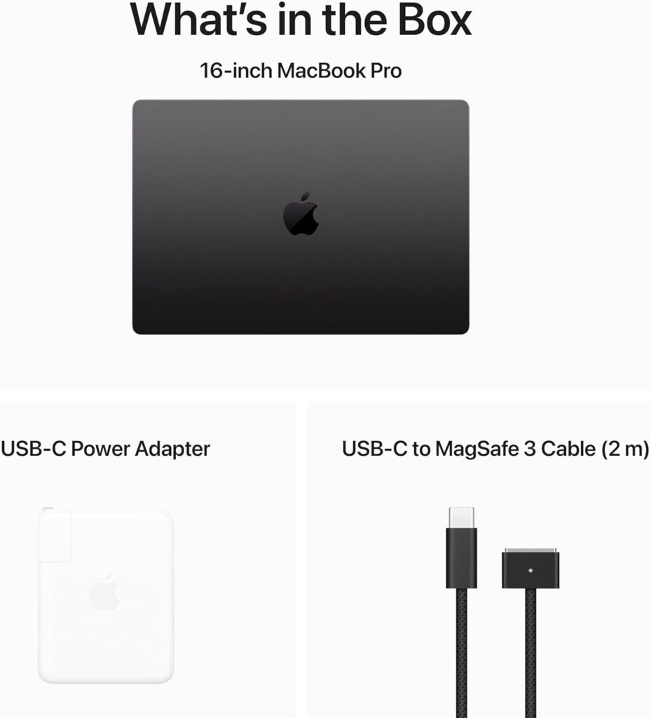 Apple (CTO MacBook Pro 16-in - M3 Max 14C CPU - 30C GPU, 36GB, 2TB - (Fall 23) Z1AF001A3 - Space Black