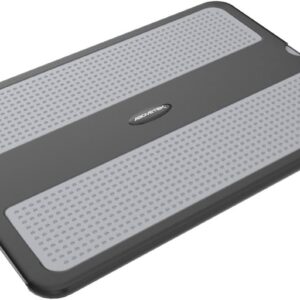 abovetek portable laptop lap desk w retractable leftright mouse pad tray non slip heat shield tablet notebook computer s 4