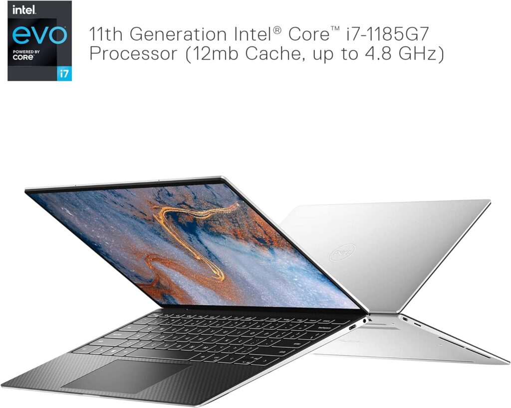 Dell XPS 13 9310 Touchscreen 13.4 inch FHD Thin and Light Laptop - Intel Core i7-1185G7, 16GB LPDDR4x RAM, 512GB SSD, Intel Iris Xe Graphics, Windows 10 Pro - Silver (Renewed)