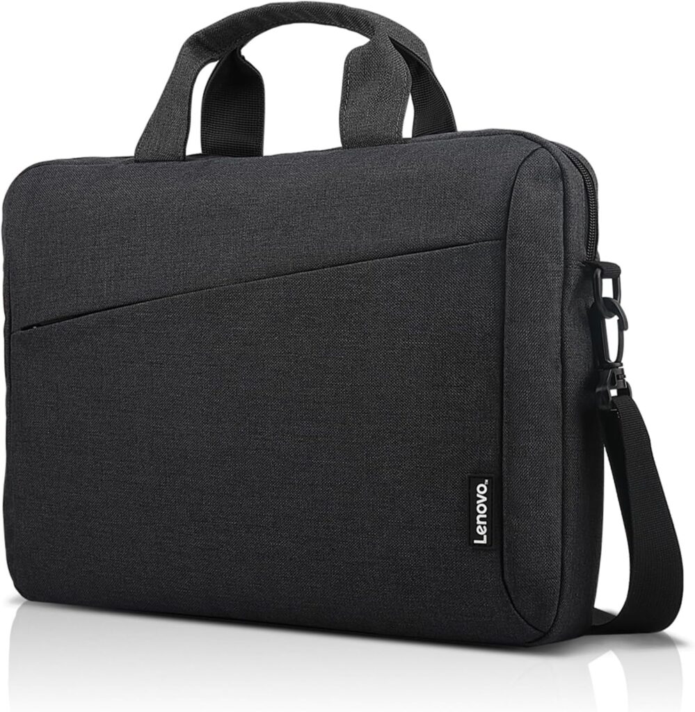 Lenovo Laptop Bag T210, Messenger Shoulder Bag for Laptop or Tablet, Sleek, Durable Water-Repellent Fabric