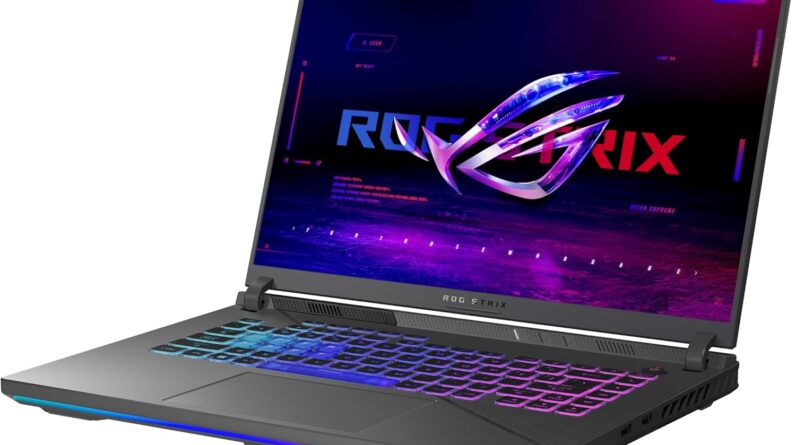 asus rog strix g16 2024 gaming laptop 16 rog nebula display 1610 qhd 240hz nvidia geforce rtx 4070 intel core i9 14900hx