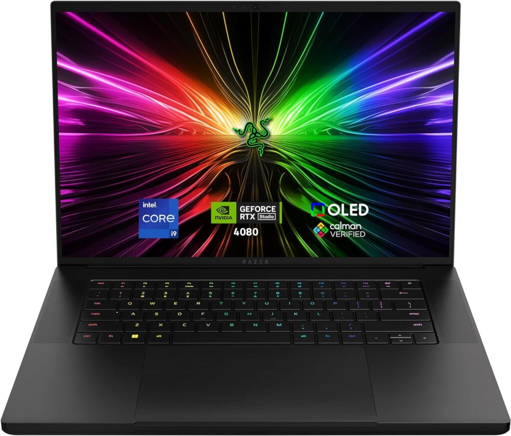 Razer Blade 16 (2024) Gaming Laptop: NVIDIA GeForce RTX 4080 - Intel Core i9-14900HX 14th Gen CPU - 16 OLED QHD+ 240Hz Display - 32GB RAM - 1TB SSD - Windows 11 - Chroma RGB - Snap Tap