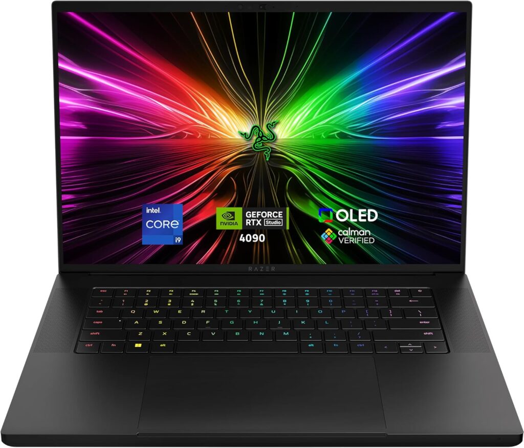 Razer Blade 16 (2024) Gaming Laptop: NVIDIA GeForce RTX 4080 - Intel Core i9-14900HX 14th Gen CPU - 16 OLED QHD+ 240Hz Display - 32GB RAM - 1TB SSD - Windows 11 - Chroma RGB - Snap Tap